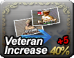 Veteran Increase 40% + 5